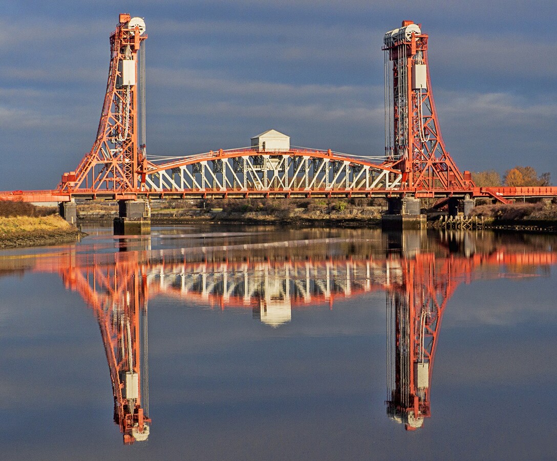Part 1 winner: Newport Bridge, River Tees by Glynnis Frith